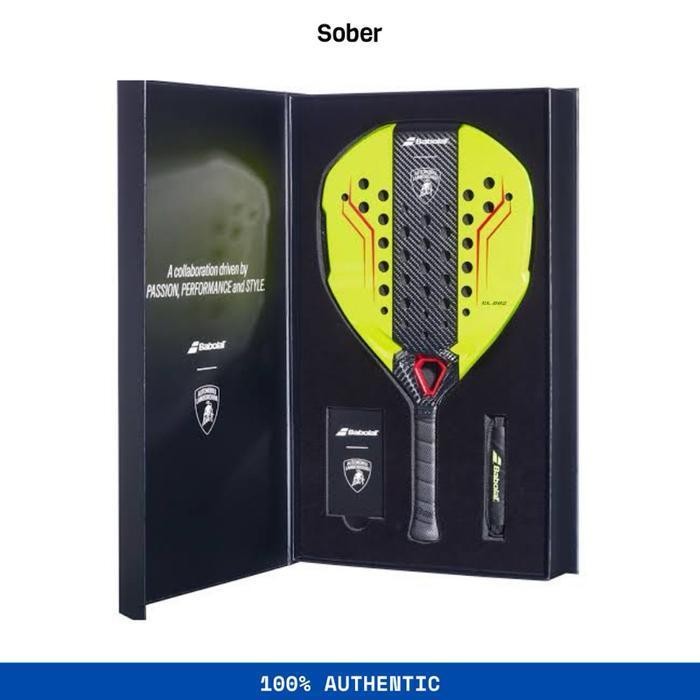 Jual PROMO!! Babolat x Lamborghini Padel Racket Lime Yellow | Shopee ...