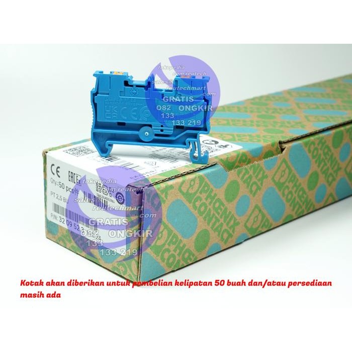 Jual Phoenix Contact PT 2.5 BU 3209523 Terminal Block PT 2,5BU PT2.5BU ...