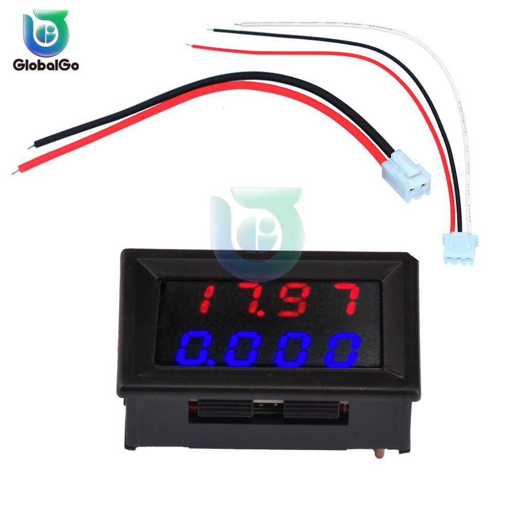 Jual Terbaik LED Digital Voltmeter DC 500V 10A Mini Digital Voltmeter ...
