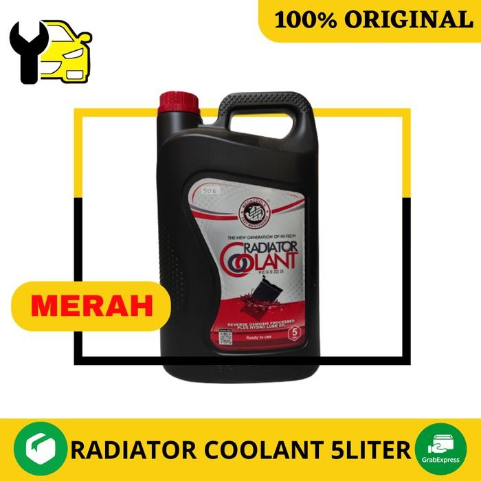 Jual radiator coolant / air radiator coolant merah 5 liter | Shopee ...