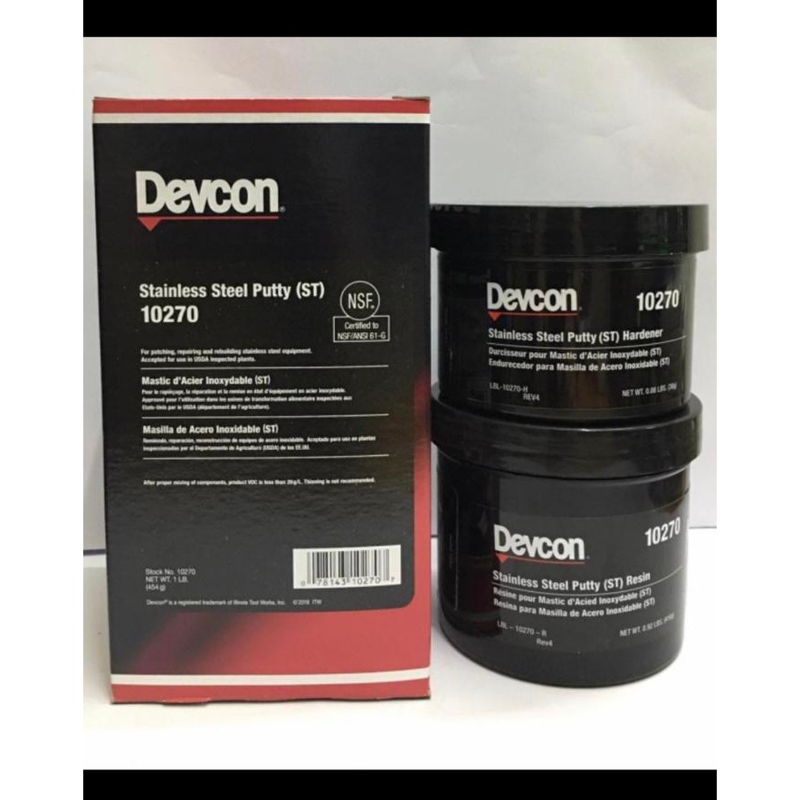 Jual Pilihan- Devcon Stainless Steel Putty Devcon 10270 | Shopee Indonesia