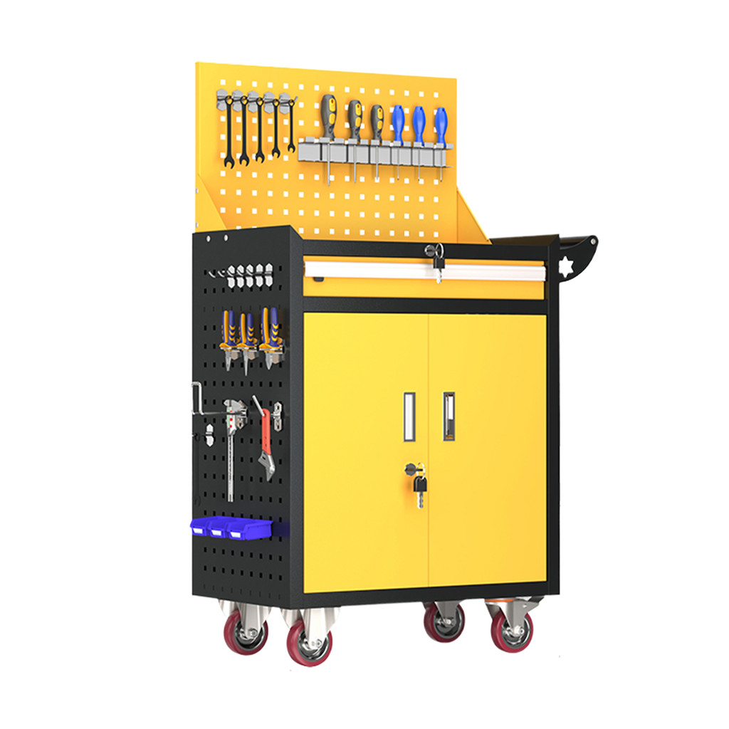 Jual NEW Rolling Tool Chest with Back Panel Cabinet Storage Tool Box ...