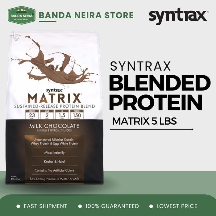 Jual SYNTRAX Matrix Micellar Casein Whey Protein | Shopee Indonesia