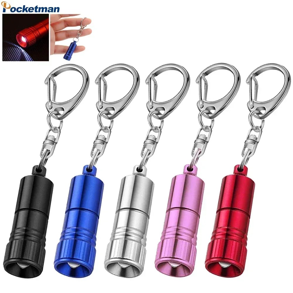 Jual Portable Bright Pocket Key Ring Torch Mini Led Keychain Flashlight ...
