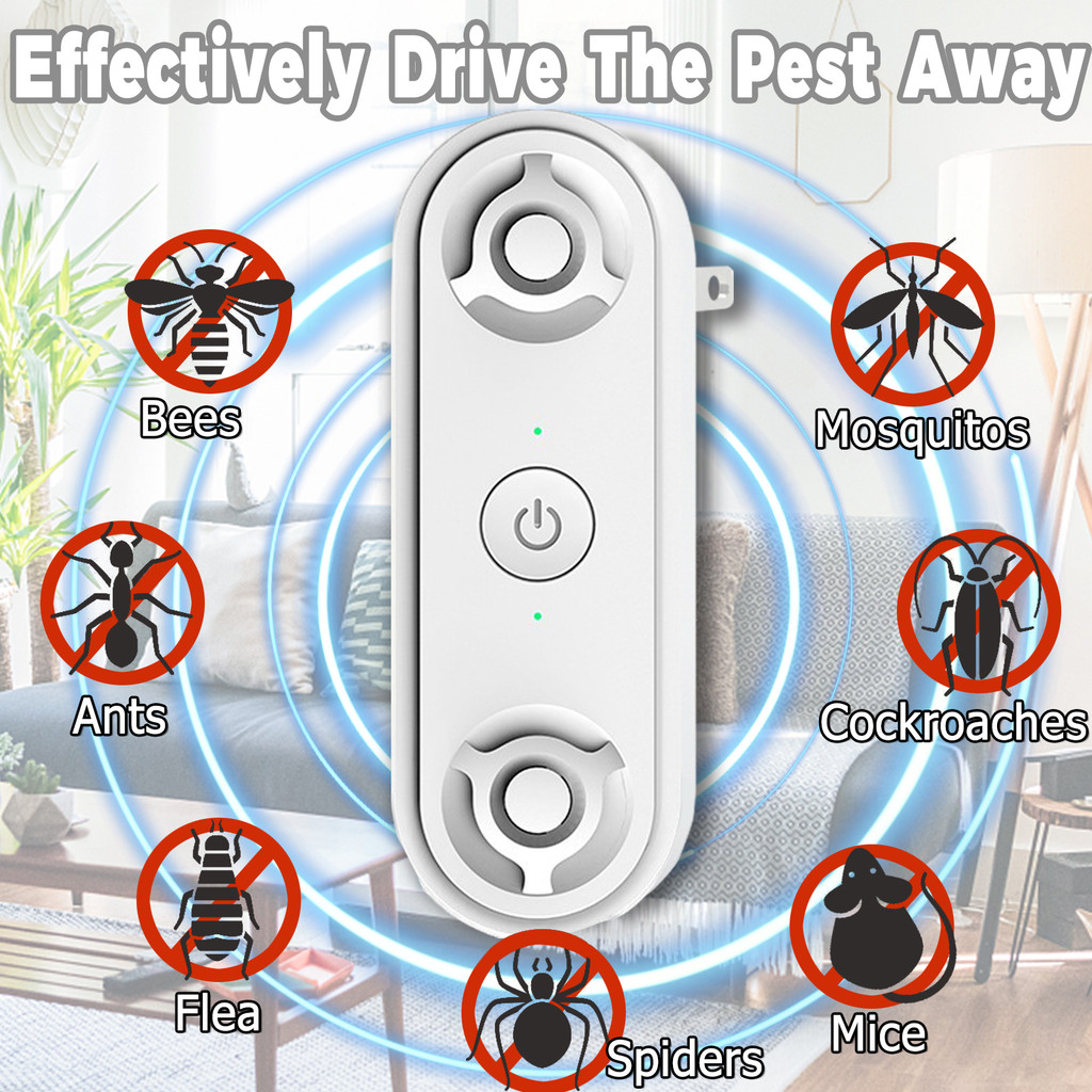 Jual Ultrasonic Insect Repellent Pest Repeller Electronic Mosquito ...
