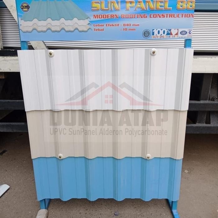 Jual Atap Upvc Sun Panel Twinwall Translucent (Semi Transparan 30% ...