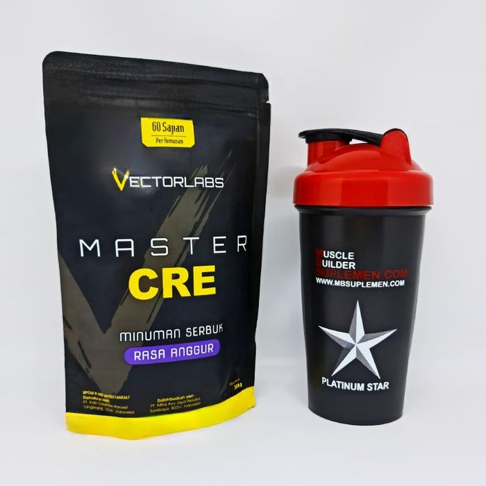 Jual Master CRE Vectorlabs 300 grams Creatine Monohydrate MasterCre ...