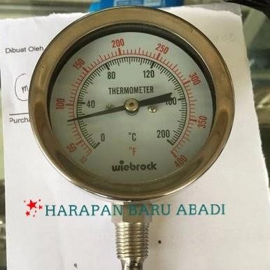 Jual Thermometer Gauge Stainless Model Raket 6