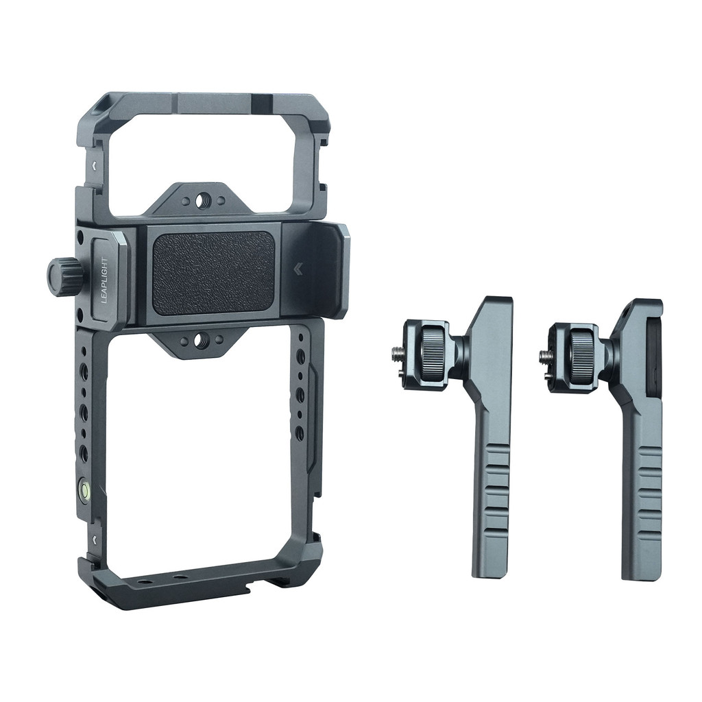 Jual Universal All Metal Phone Rig Cage With Dual Handles Phone ...