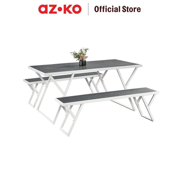 Jual AZKO Soleil Set Meja & Bangku Taman Kursi Dan Meja Taman Foldable ...