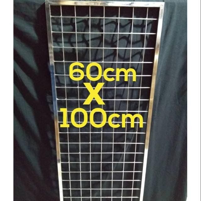 Jual Pilihan- Jaring Ram Besi Krom 60X100 | Shopee Indonesia