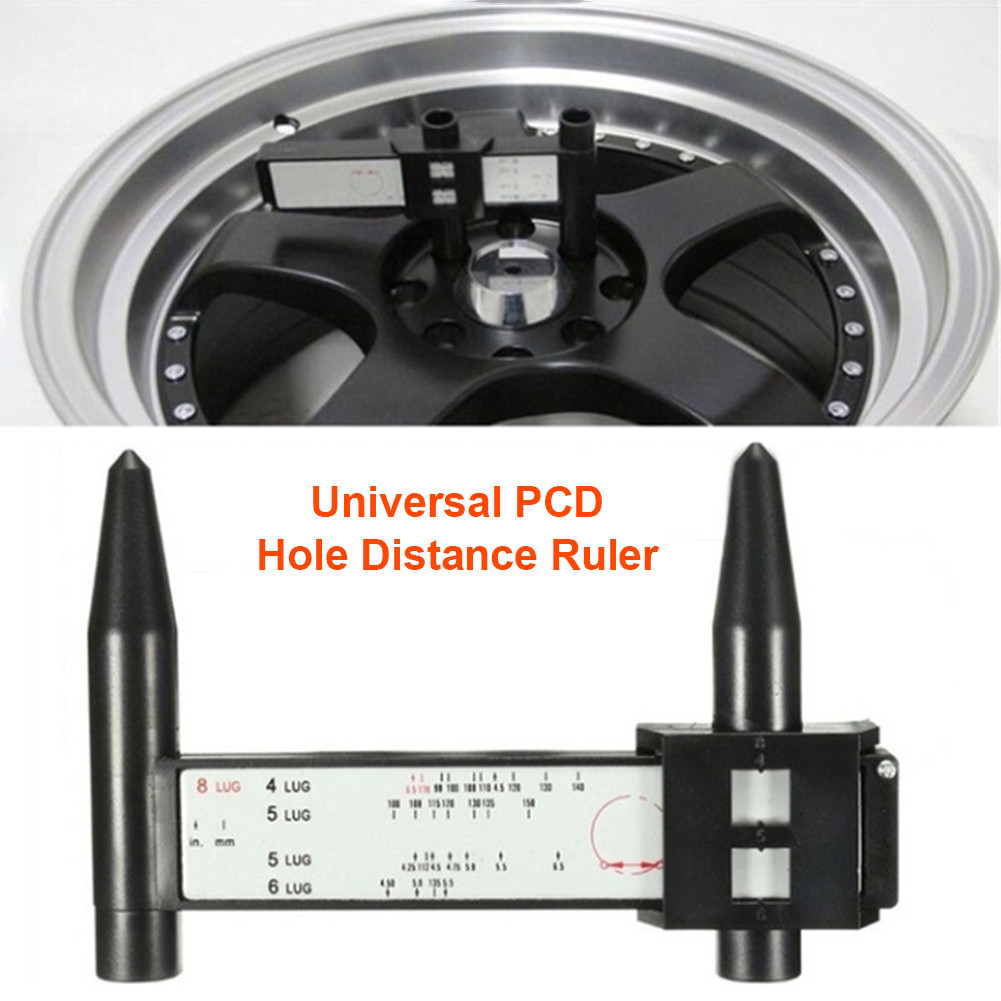Jual Universal PCD Measuring Sliding Pitch Ruler Wheel Circle Tyre ...