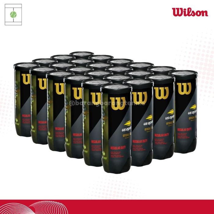 Buy Wilson U.S. Open Tennis Ball Cans (12 Balls) Online | The God of Sports