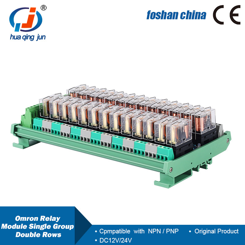 Jual BEST SELLER Huaqingjun 26-Channel SPDT Relay Module DC24V G2R-1 ...