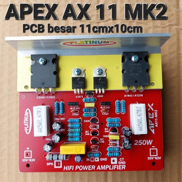 Jual Pilihan- Apex Ax11 Mk2 Hi Fi Driver Power Mono C5200 Blazer Open ...