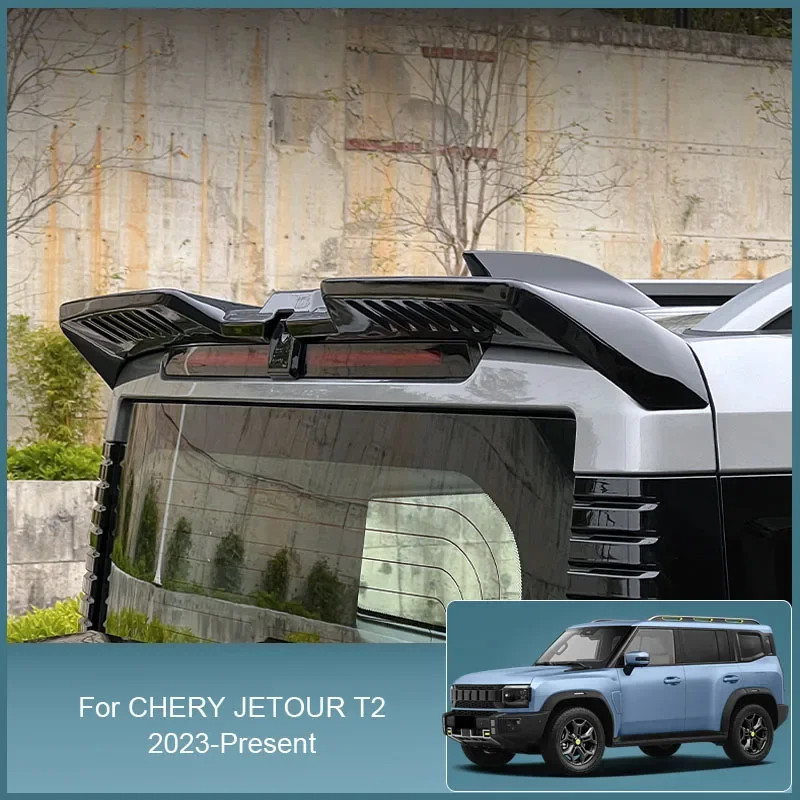 Jual For 23-25 Chery Jetour Traveller T2 Carbon Fiber Pattern Tail Wing ...