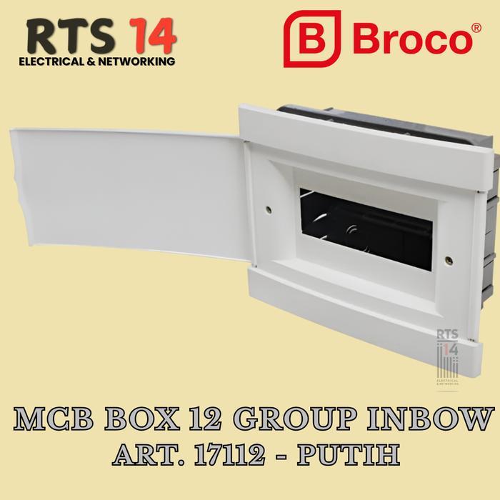 Jual Mcb Box Broco 12 Group White Inbow Art.17112-55 / Kotak Panel ...