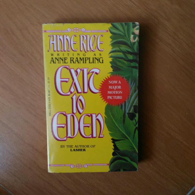 Jual Novel Exit to Eden Anne Rice english version asli Bekas | Shopee ...