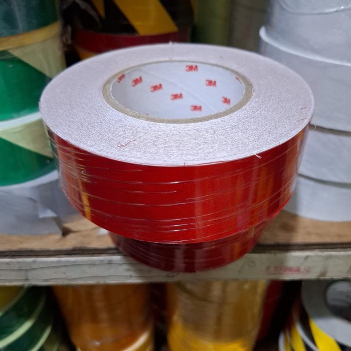 Jual 3M Stiker Reflective 610-Scothlite Red 48Mmx45Meter | Shopee Indonesia
