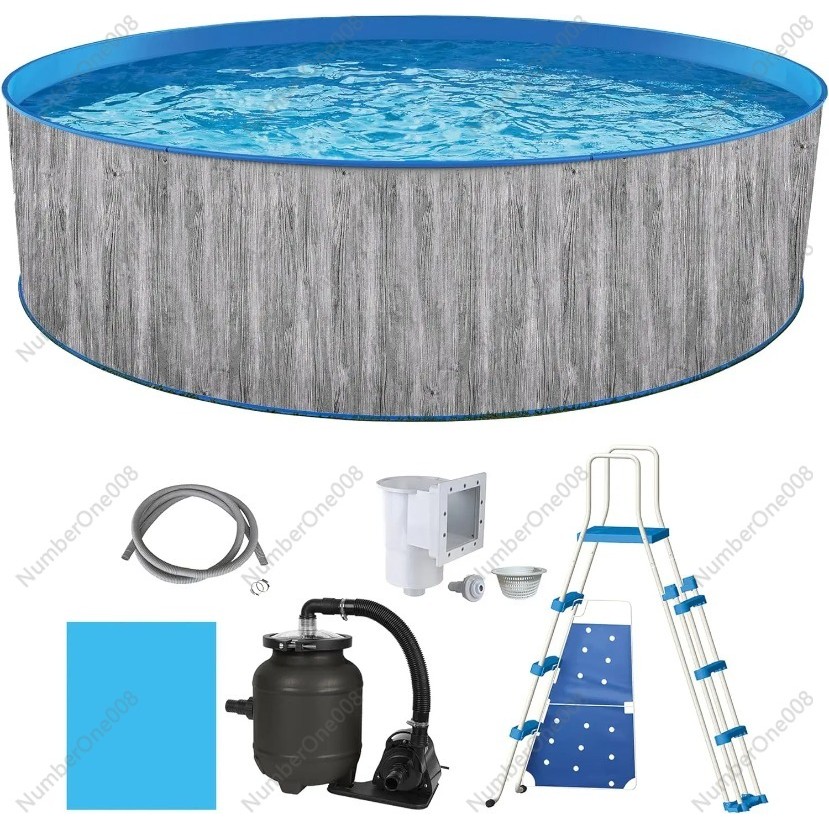 Jual Capri Steel Wall Package-15-ft Round 48-in Deep Above Ground ...
