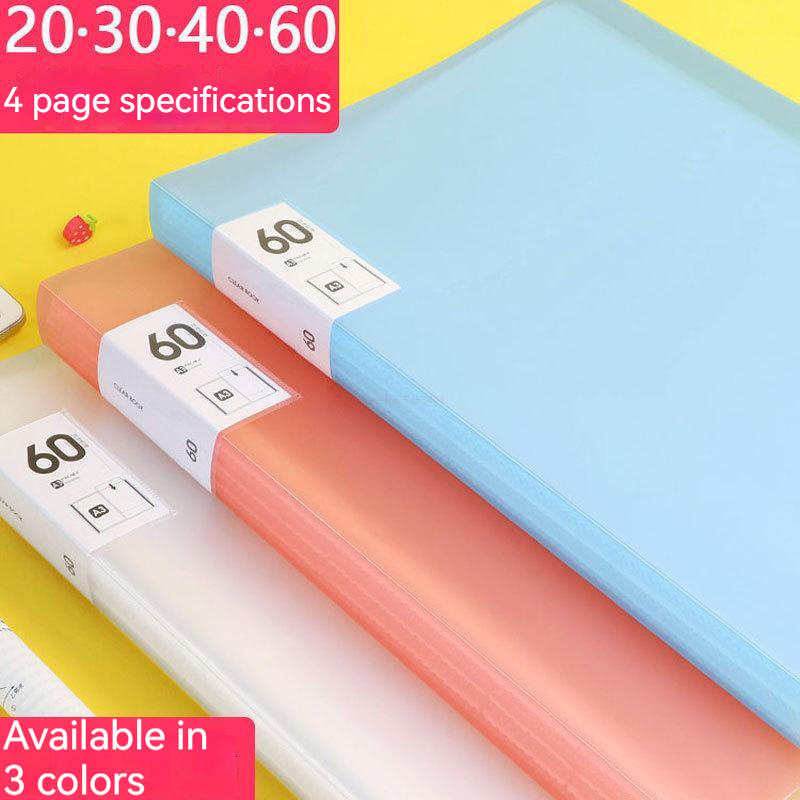 Jual 20-80pages A3 File Folder Display Book Painting Art Collection 8k ...