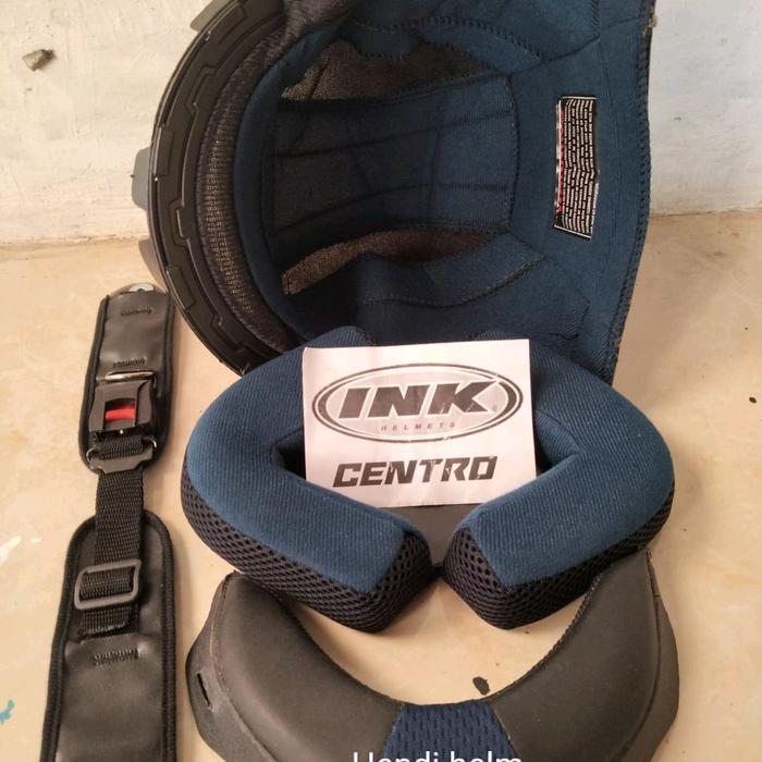Jual ORIGINAL busa helm ink Centro full set + tali gesper READY STOCK ...