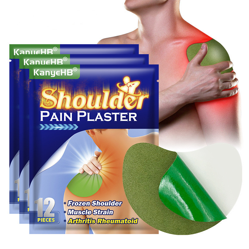 Jual 12/24Pcs Wormwood Shoulder Neck Patch Cervical Joint Medical ...