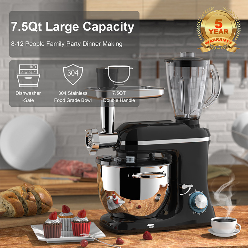 Jual Kitchen Appliances Home 5 In1 Multifunctional Stand Mixer With ...