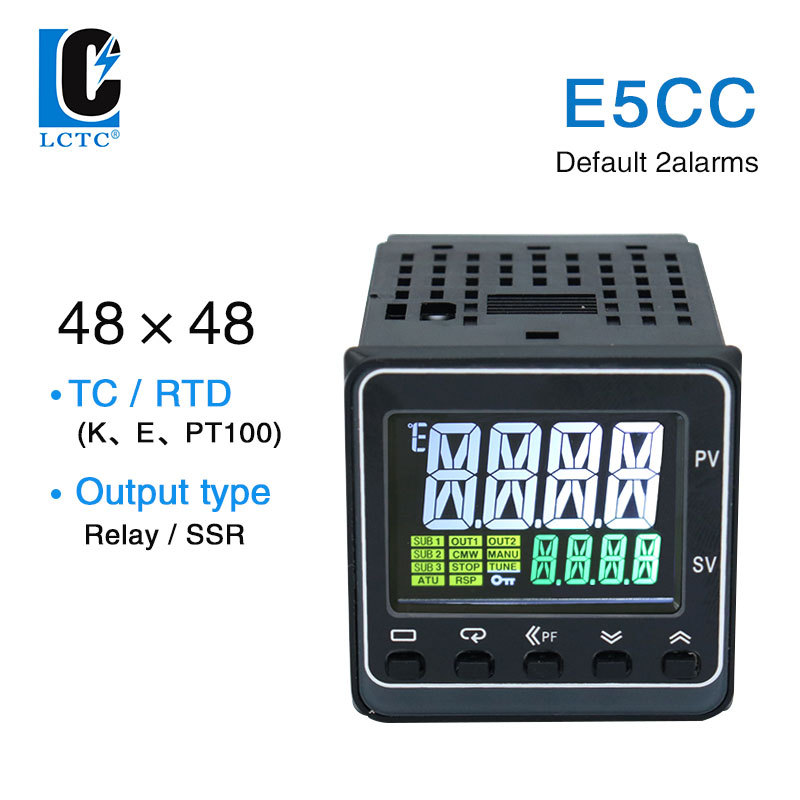 Jual LCTC PID Temperature Controller Thermostat 220V TC/RTD Multi K/E ...