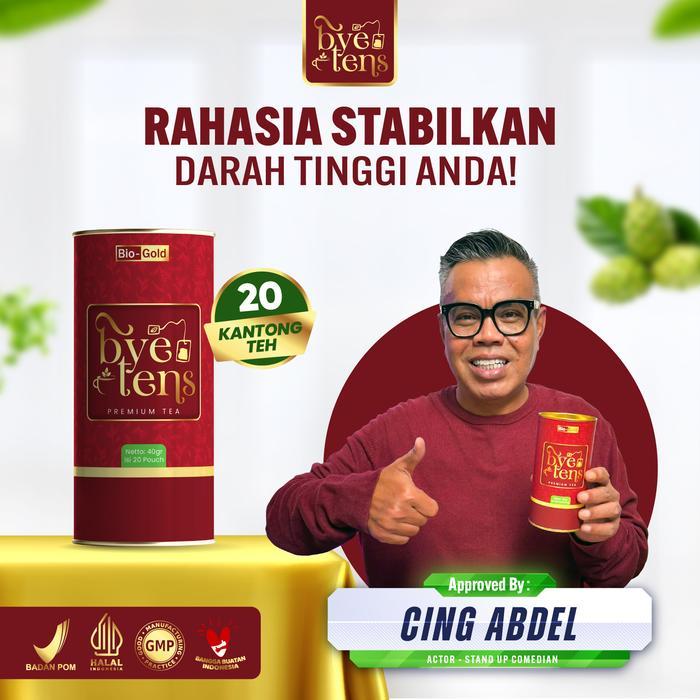 Bio Gold - Bye Tens Premium Tea Daun Teh Hijau Seledri Mengkudu Untuk Obat Hipertensi Darah Tinggi