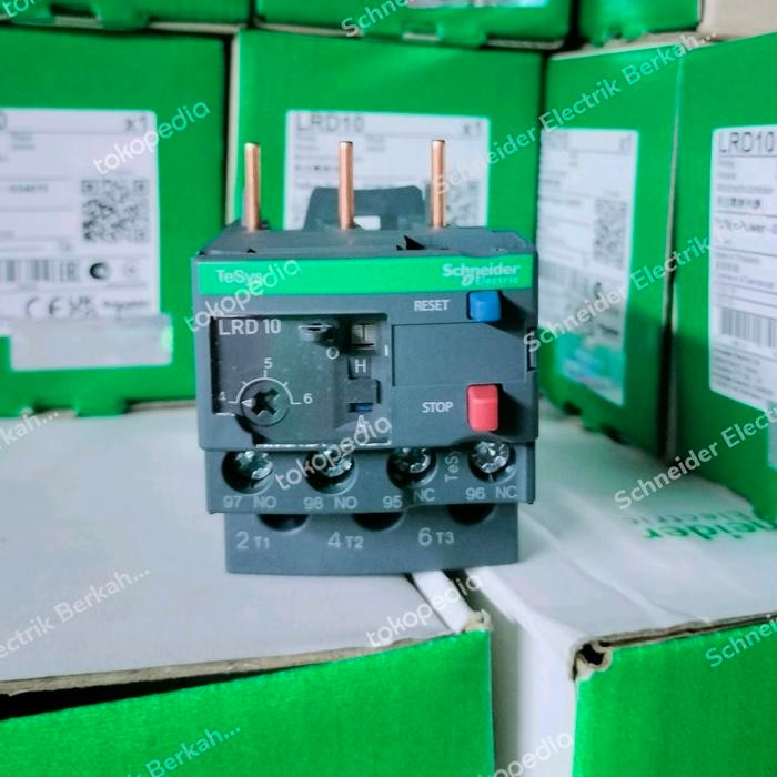 Jual Thermal Overload Relay LRD10 TOR ( 4 - 6 ) ORIGINAL SCHNEIDER ...