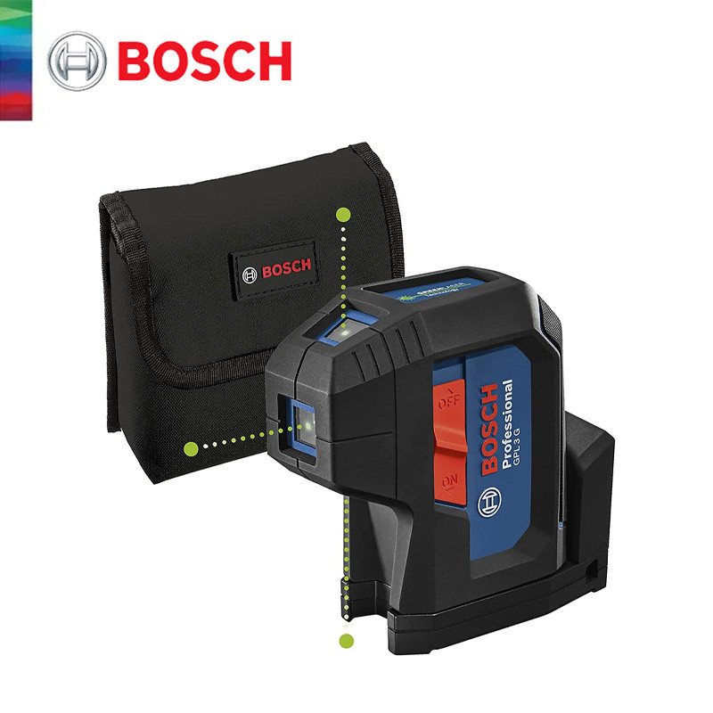 Jual Bosch GPL 3 G Professional 3 Point Laser 30m Green Dotting ...