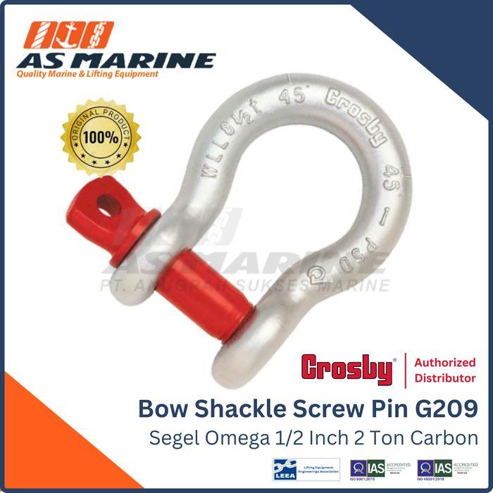 Jual Crosby Shackle G209 1/2 Inch Omega | Shopee Indonesia