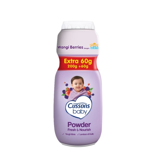 Jual CUSSONS BABY POWDER FRESH & NOURISH 200 GR | Shopee Indonesia