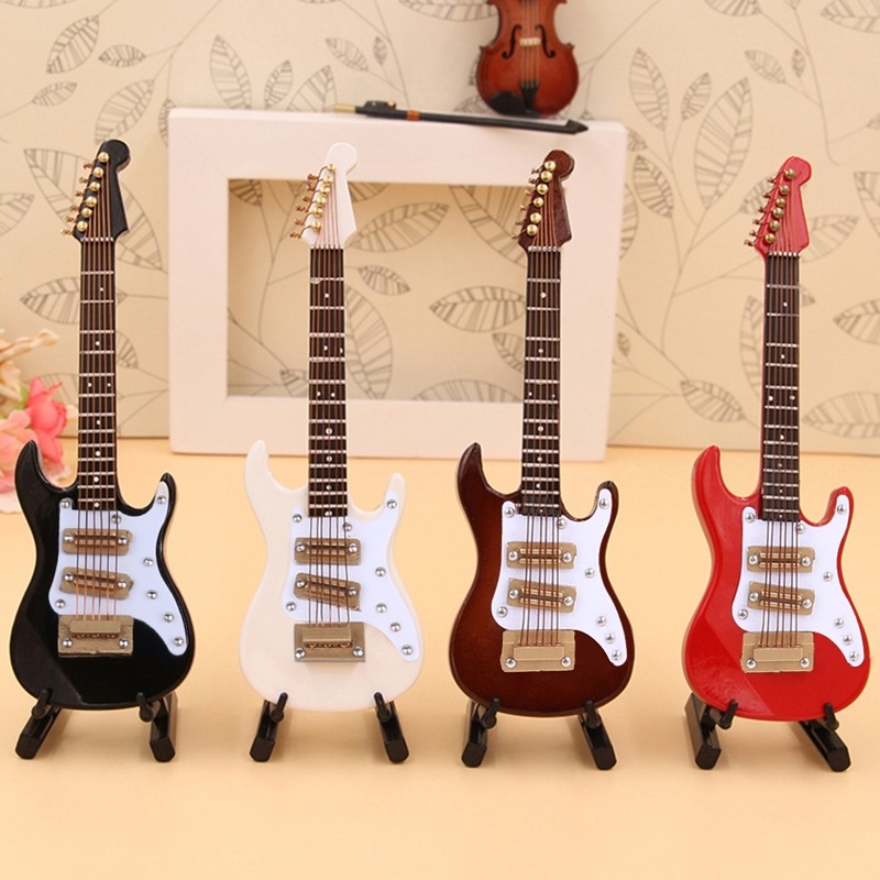 Jual Miniature Guitar Mini Musical Instruments Electric Bass Model for ...