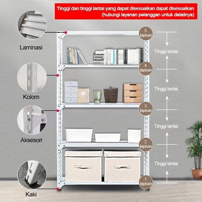 Jual Etife Rak /Besi Rak /Susun Rak / Besi Siku Lubang Rak/ Susun ...