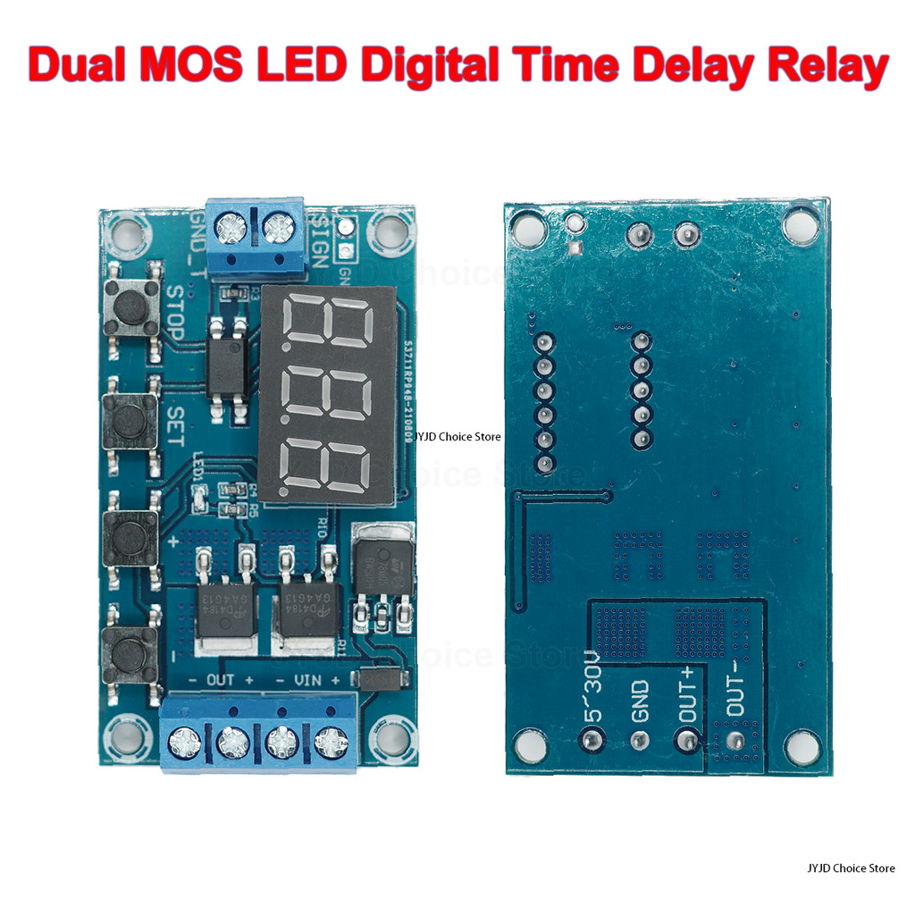 Jual Dc 5V-36V Trigger Cycle Delay Timer Switch Turn On Off Relay Ule ...