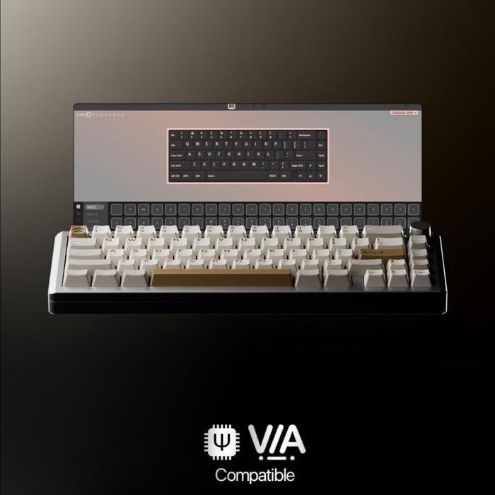 Jual Noir Spade65 / Spade-65 Aluminum Wireless Mechanical Keyboard ...