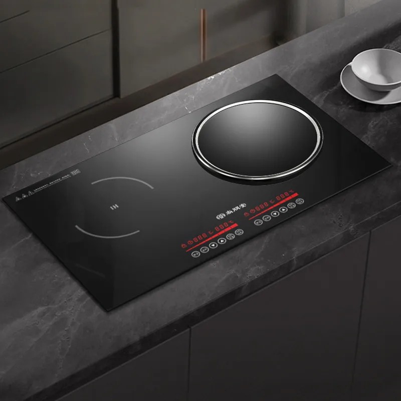 Jual Dual Cooker Built-in Induction Cooker One Flat and One Concave ...