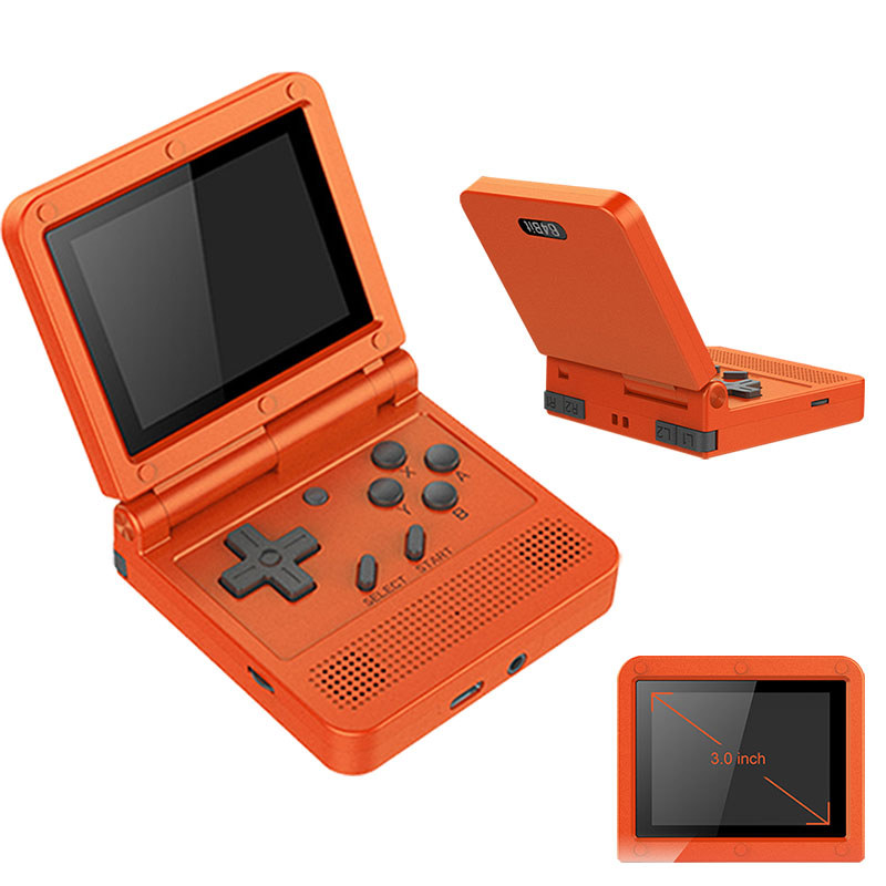 Jual 3inch IPS screen Flip Handheld console OS open linux system game ...