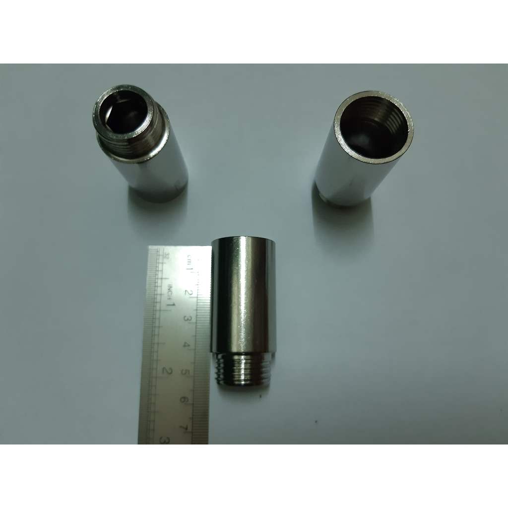 Jual DDS480 - Per 1 Biji Fokring Double Neppel Nepel Panjang Stainless ...