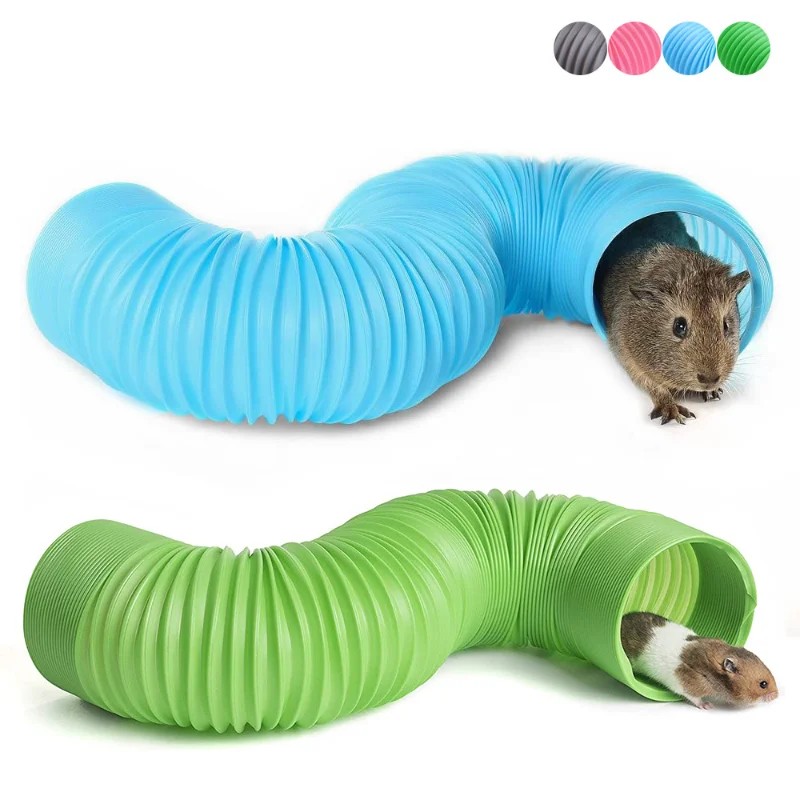 View of Jual Trendy Funny Small Pet Hamster Tunnel Cage Toy Ferrets Rat Playing ...