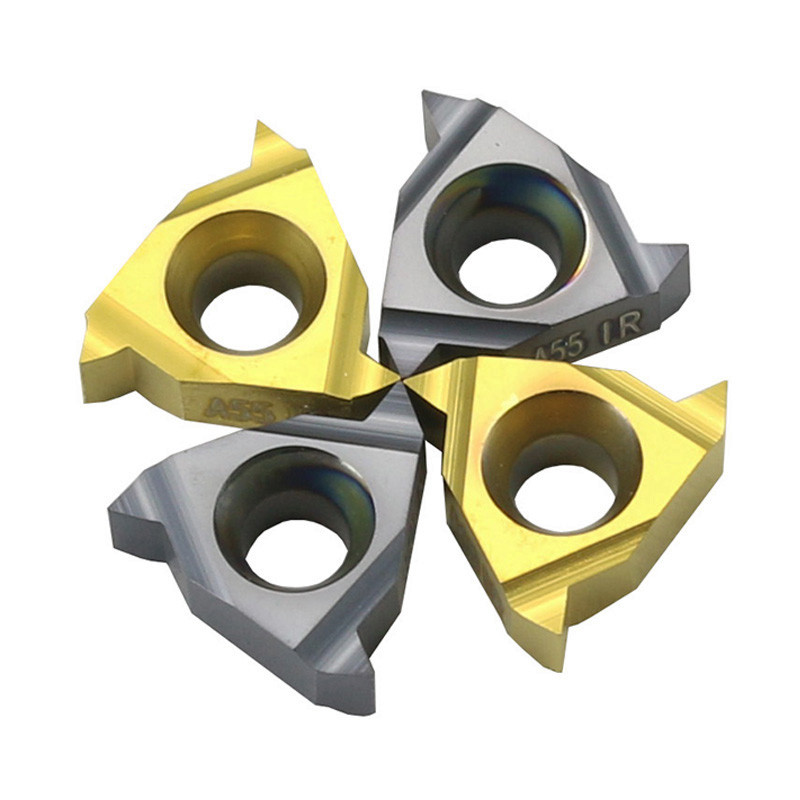 Jual 10pc 11IR A60 A55 Carbide Threaded Insert Steel Parts Thread ...