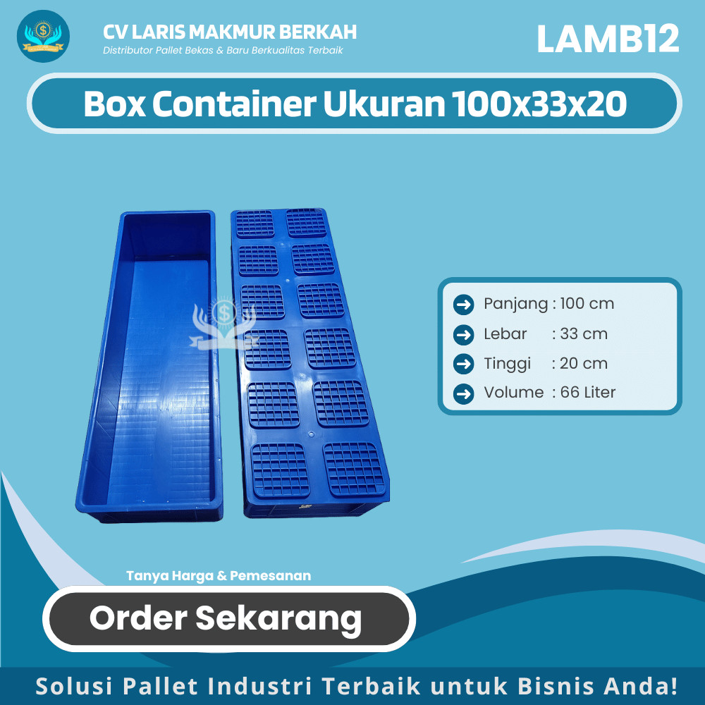 Jual Box container rabbit 6688 Bekas serbaguna Ukuran 100x33x20 cm ...