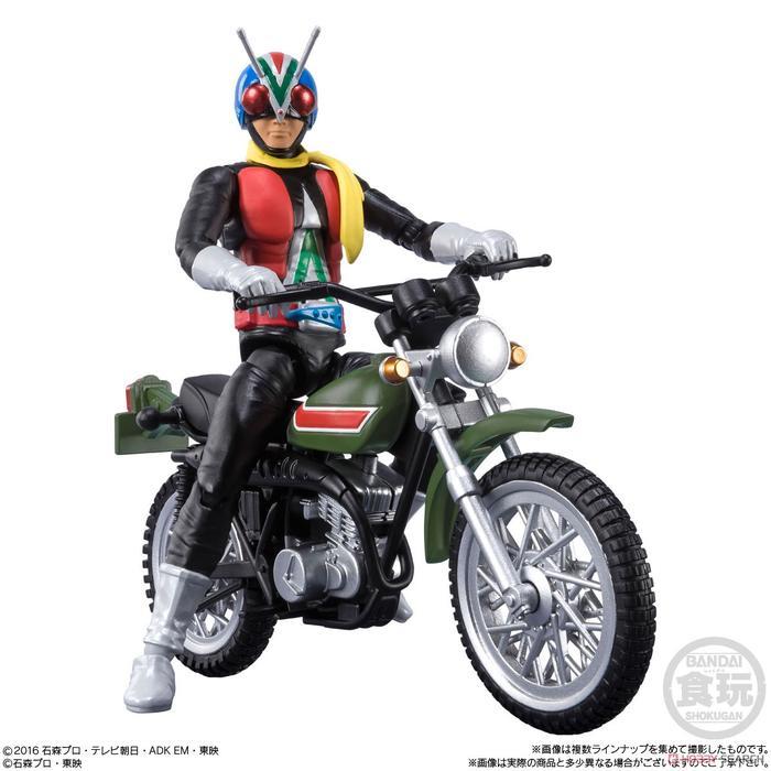 Jual SHODO X SHOWA HEISEI KAMEN RIDER V3 RIDERMAN + MACHINE BIKE KODE ...