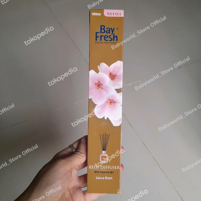 Jual Bayfresh reed diffuser air freshener SAKURA BLOSSOM refill 30ml ...