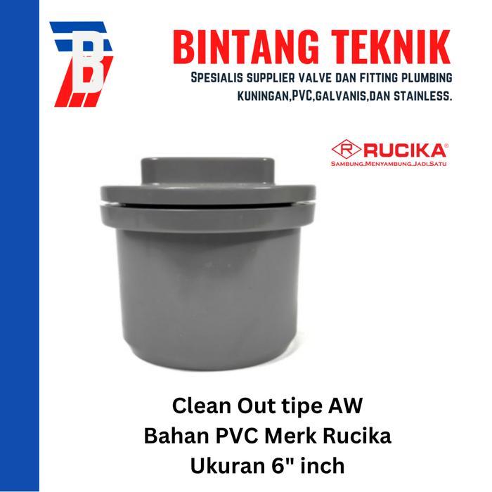 Jual w460- Clean Out / Tutup Septic Tank Pvc Rucika 6