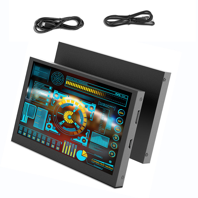 Jual 8.8 inch HDMI Touch Long Wide Monitor With Case PC Temperature ...