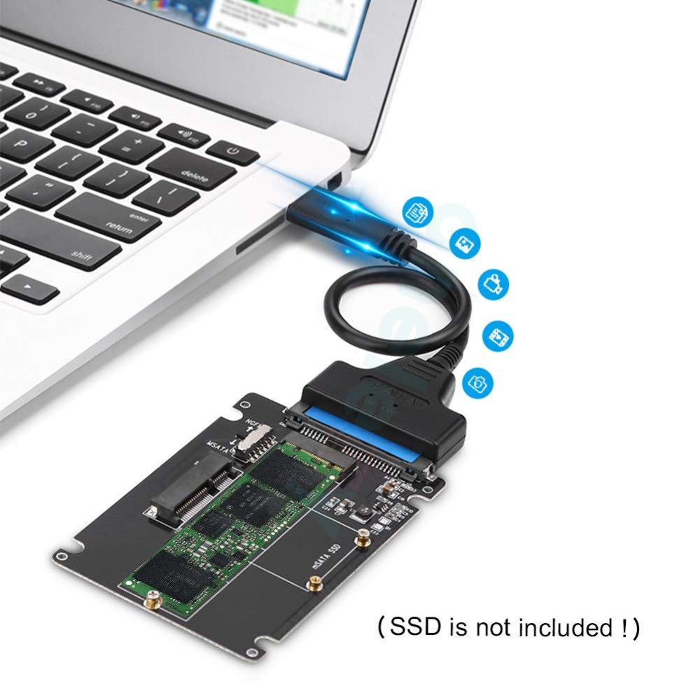 Jual Onelesy M.2 NGFF to SATA Adapter MSATA To USB SATA 3.0 Converter ...