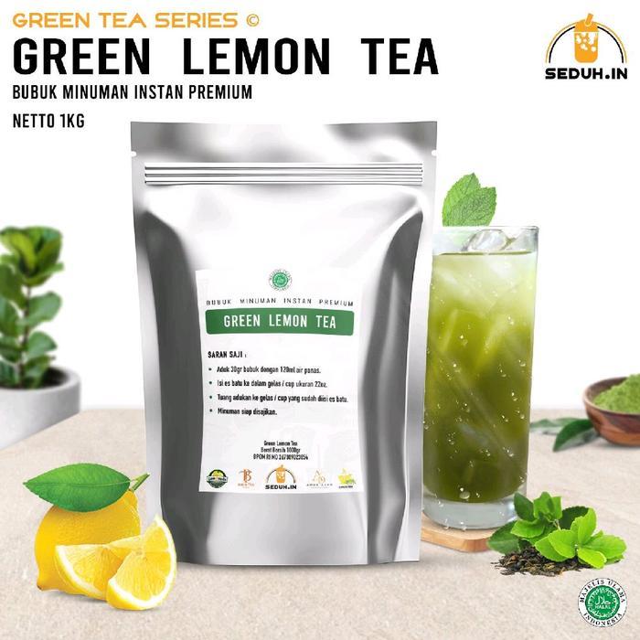 Jual GREEN LEMON TEA / TEH HIJAU 1KG / BUBUK MINUMAN PREMIUM / MINUMAN ...